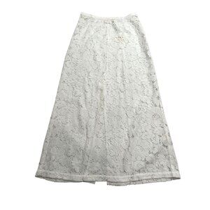 VRG GRL Devyn skirt in Cream. NWT Elegant White Lace A-Line Skirt